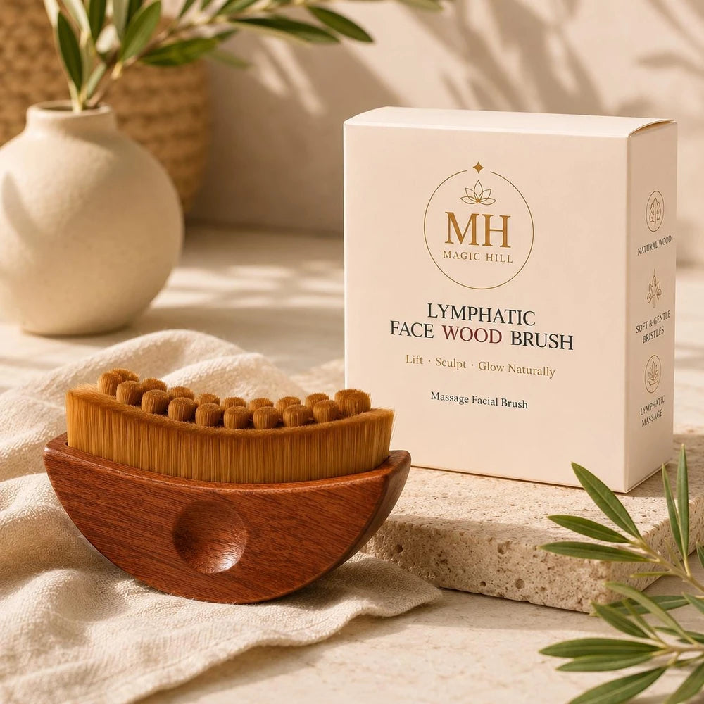 Lymphatic Drainage Face Wood Brush