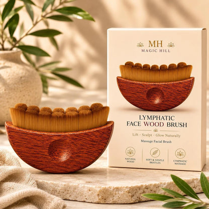 Lymphatic Drainage Face Wood Brush