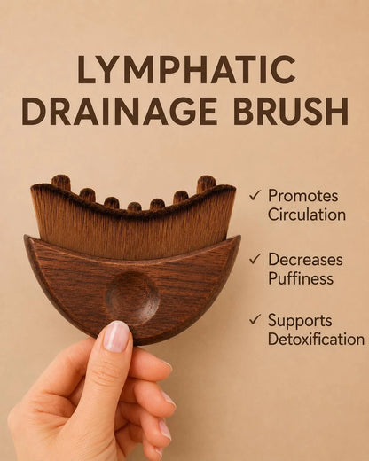 Lymphatic Drainage Face Wood Brush