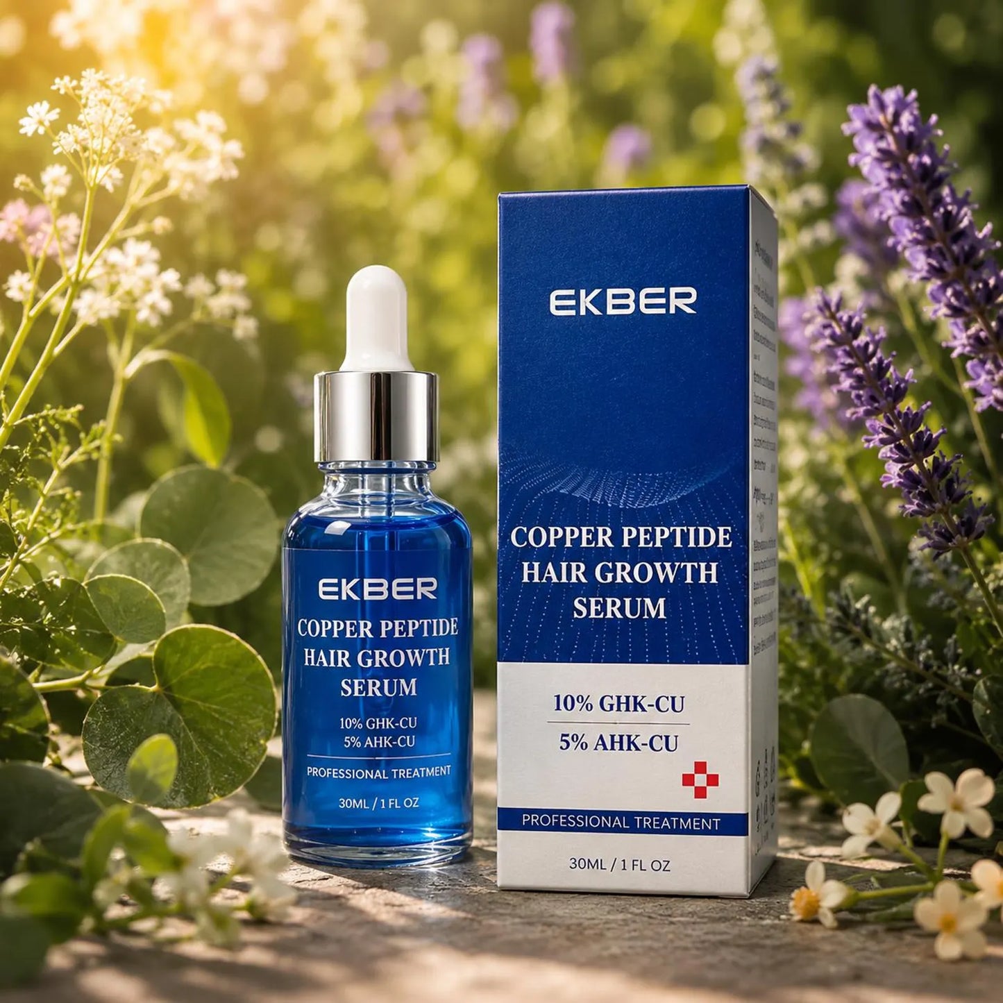 Copper Peptide Hair & Scalp Serum | GHK-CU + AHK-CU Formula | 30ml